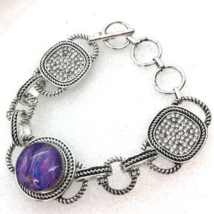 Snap bracelet with Handmade 20mm snap SB20